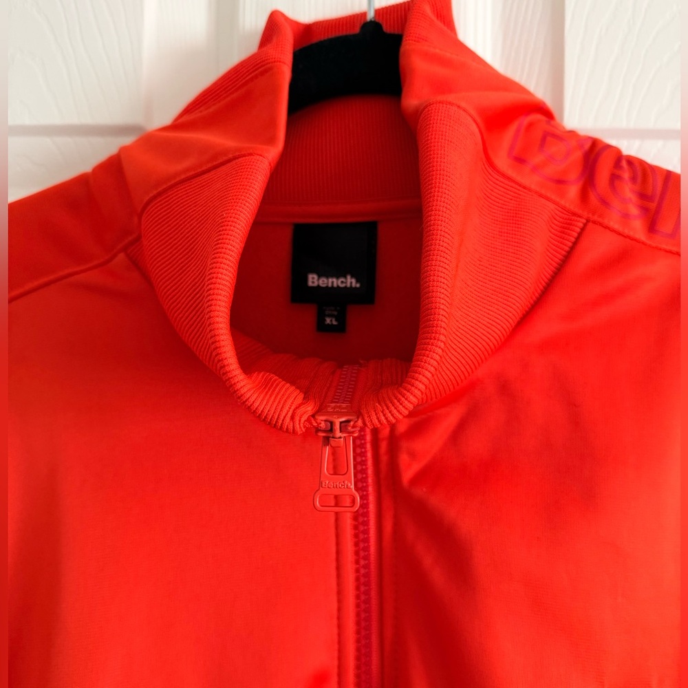 Bench Bright Red Zip-Up Jacket - Picture 3 of 4